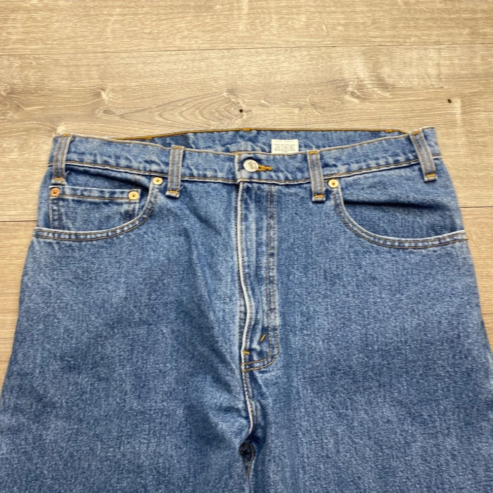 Levi's 505 Mens 36x34 Straight Leg  Denim Jeans Blue Made Canada Vintage 1998